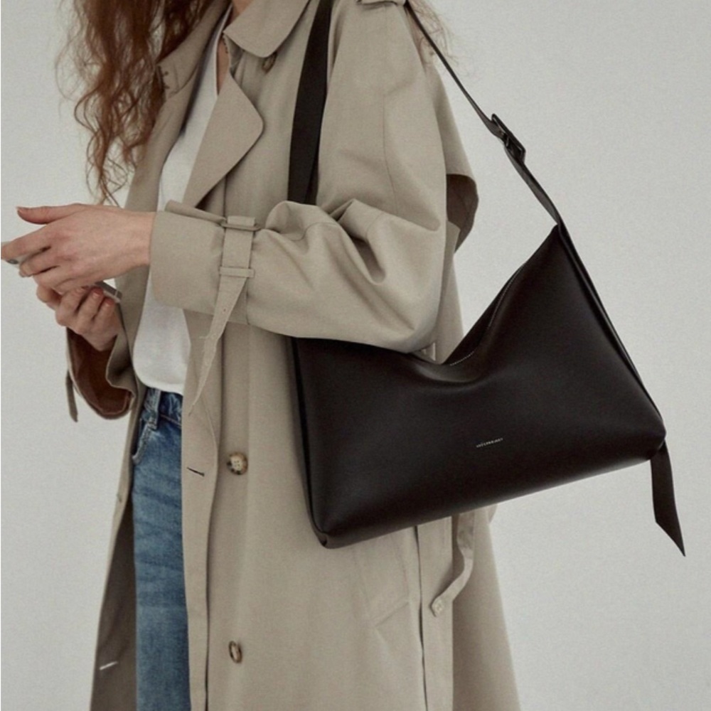 Korean Indie brand LECC PROJECT Log Zip Bag - Artificial Leather